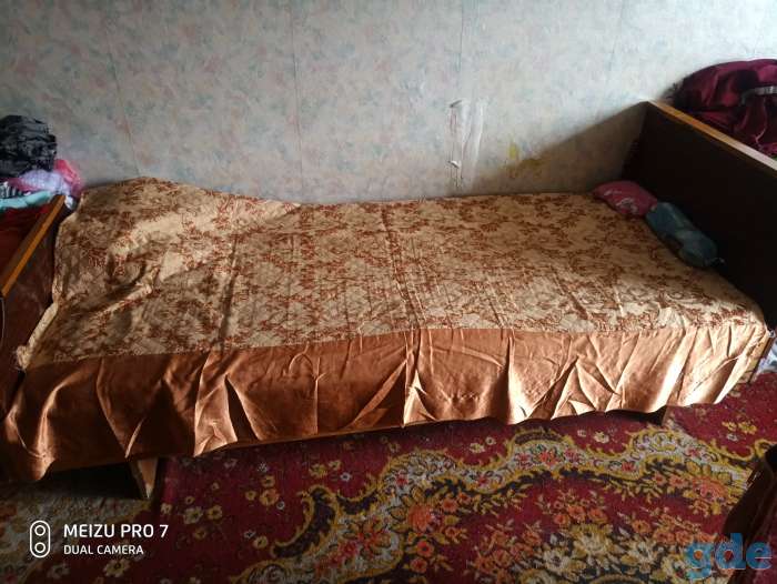 Кровать односпальная с матрасом, фотография 1