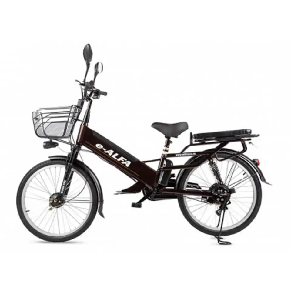 Электровелосипед green city e-alfa gl 500w, фотография 3