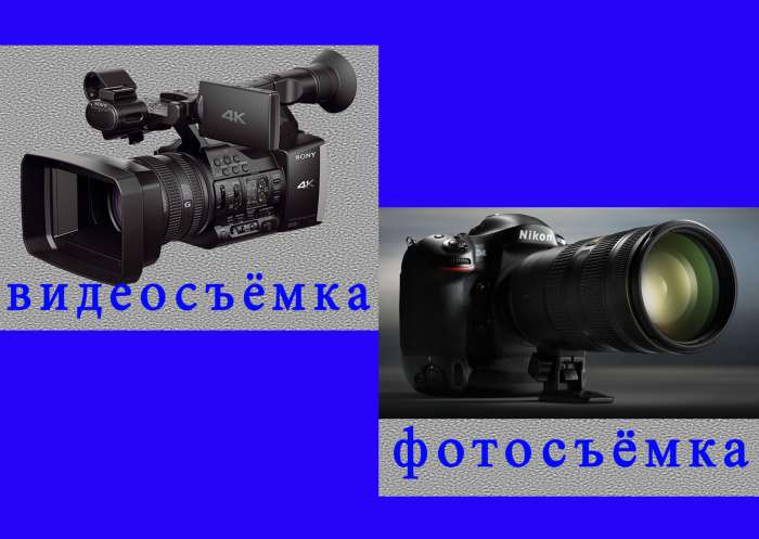 Видео и фотосъемка, фотография 1