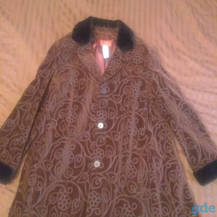 Продам пальто винтаж темно, фотография 2