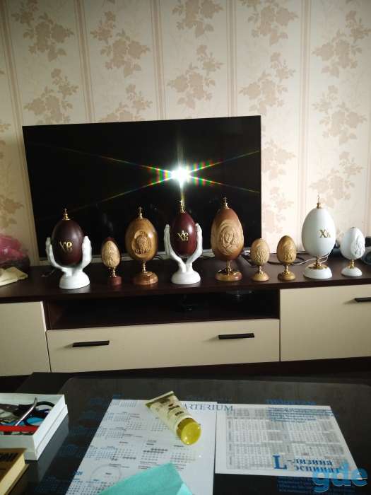 яйца резные пасхальные, фотография 1