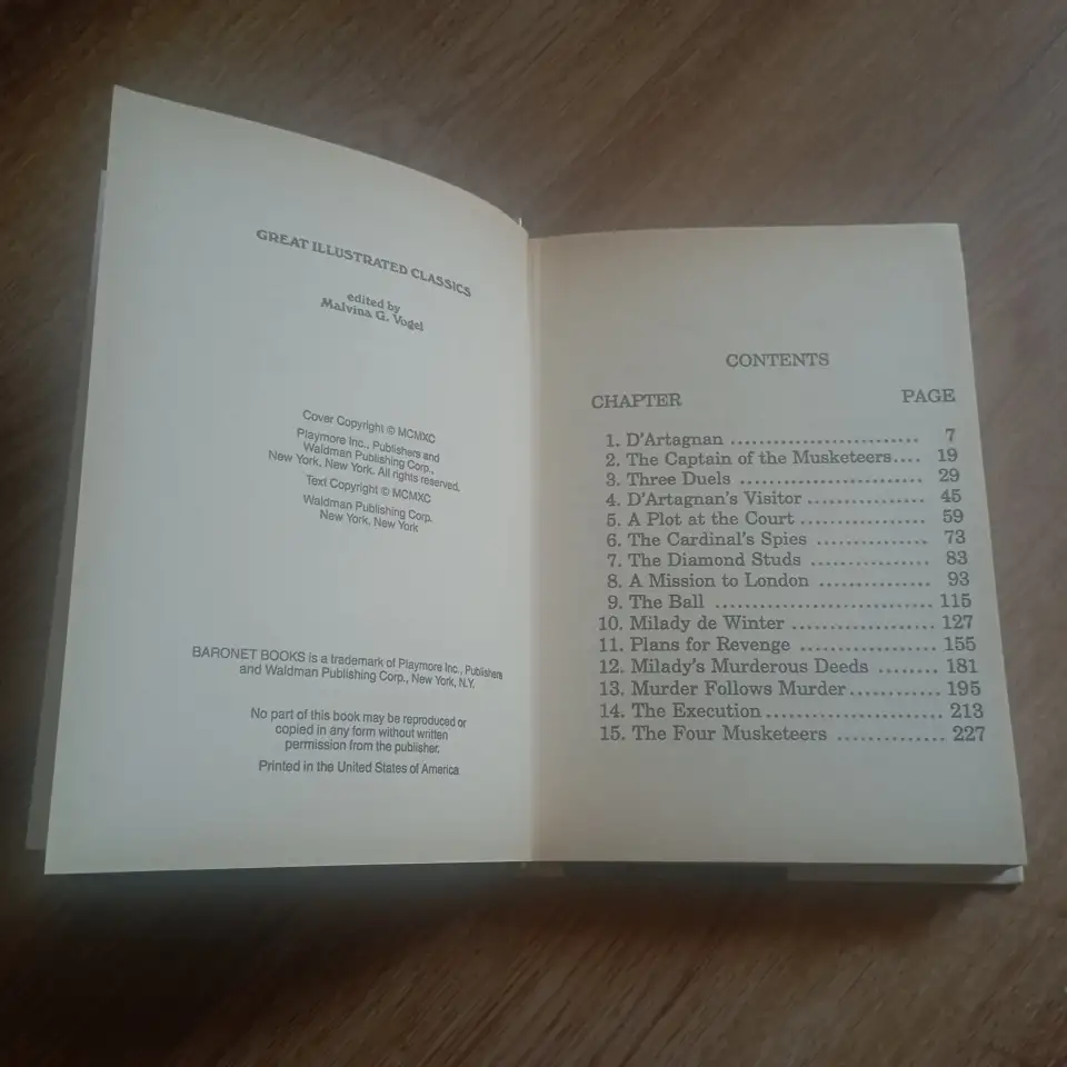 Книга Три Мушкетера (на английском, Нью-Йорк), фотография 4