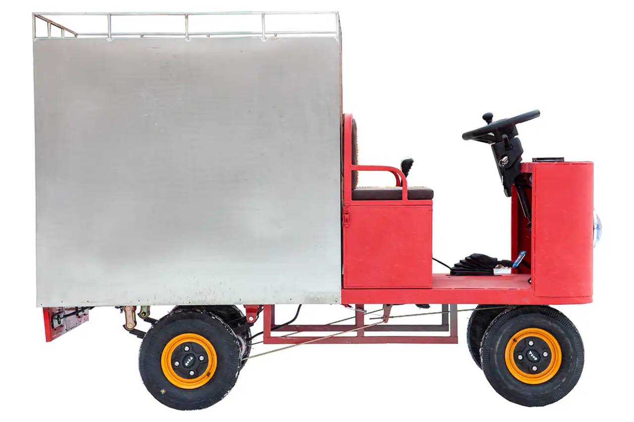 Платформенная тележка электрическая rutrike кара кунг, фотография 12