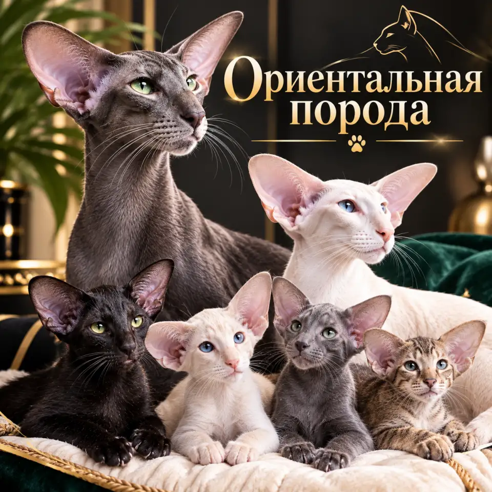 Котята ориентальной породы, фотография 1
