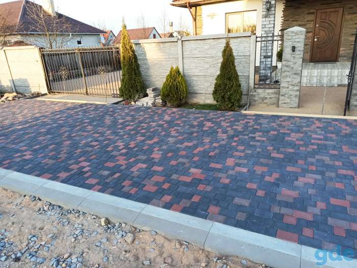 Укладка тротуарной плитки, фотография 2