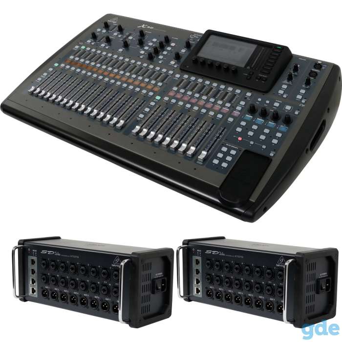 Behringer X32 + 2x SD16 digital mixer set, фотография 1