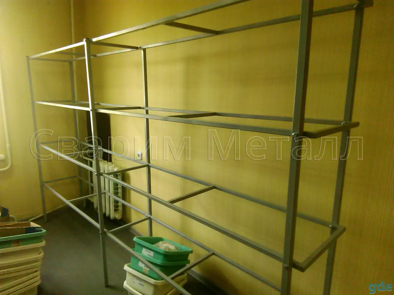 Стеллажи разборные и сварные, из металла, фотография 4