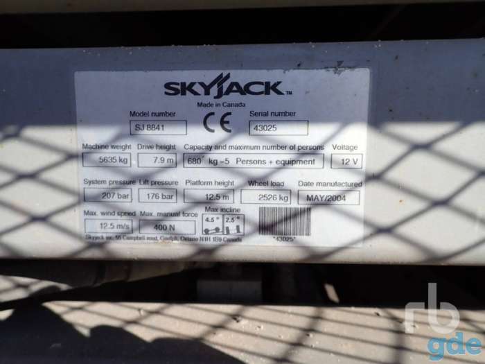 Ножничный подъемник SKYJACK SJ8841, фотография 7
