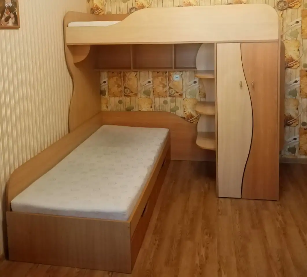 Двухъярусная кровать детская, фотография 1