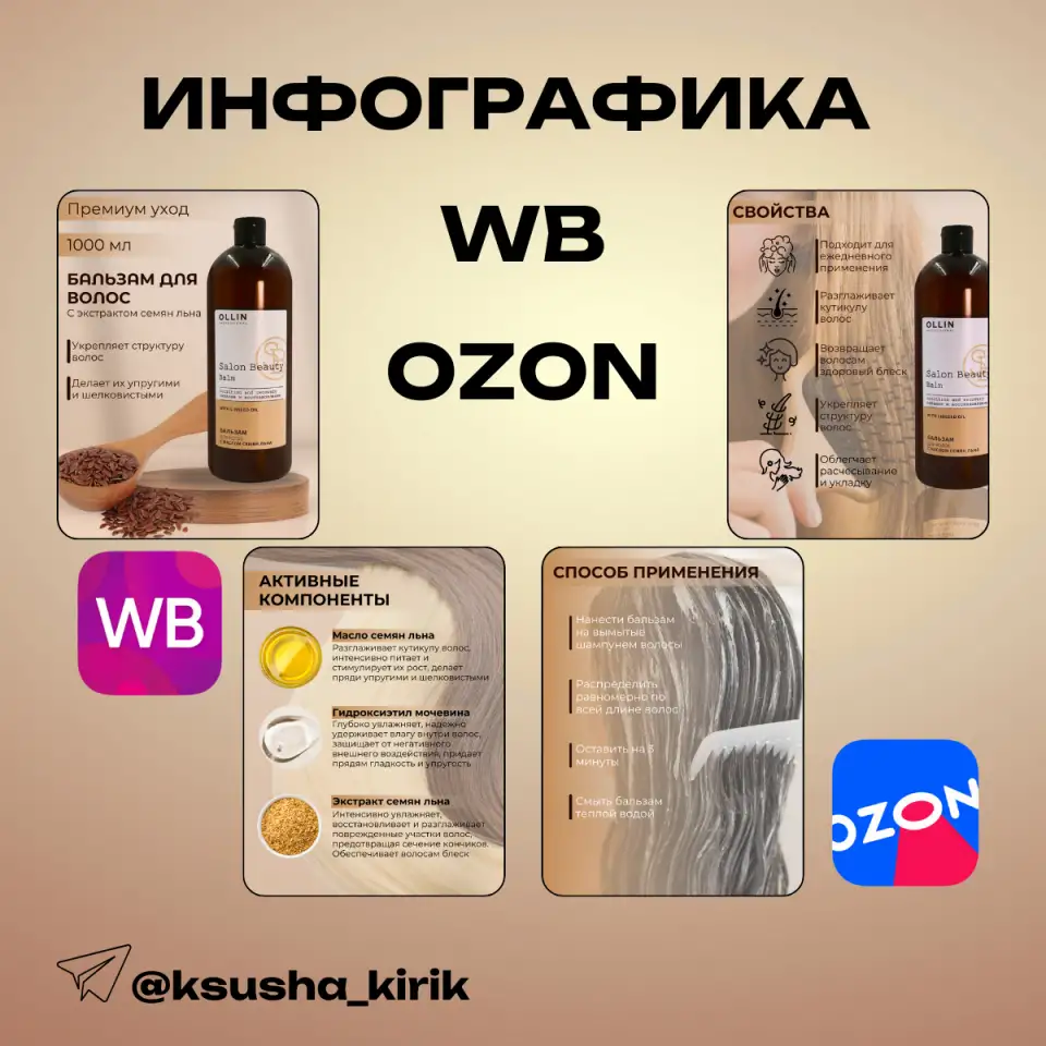Инфографика для маркетплейсов, фотография 10