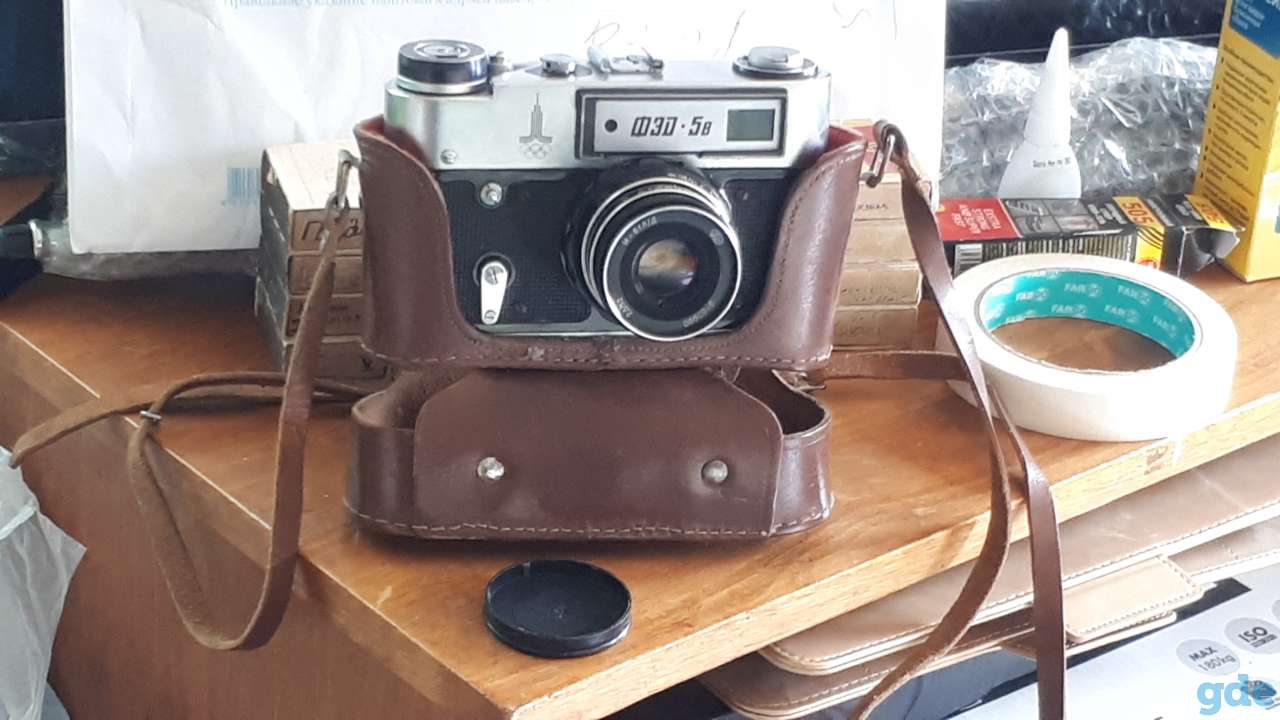 Олимпиада 1980 фотоаппарат ФЭД-5в рабочий кофр., фотография 2