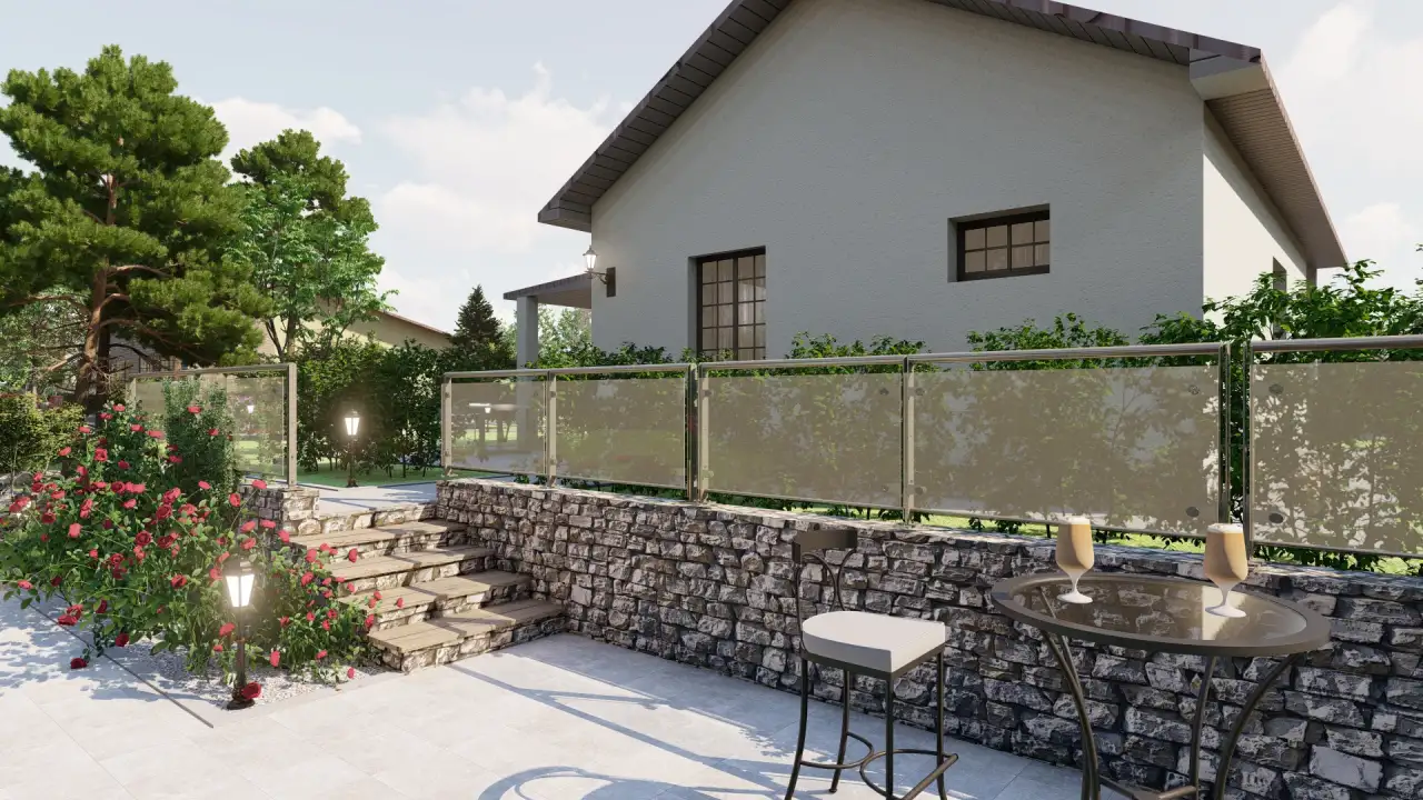 Ландшафтный дизайн и проектирование 3D-визуализация участка, фотография 7
