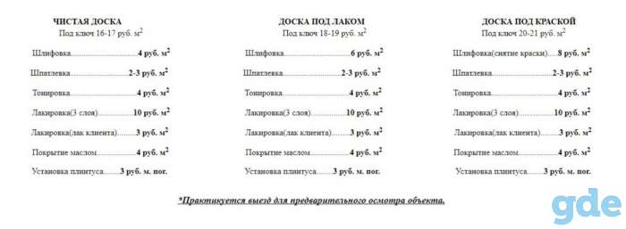 Шлифовка пола, фотография 1