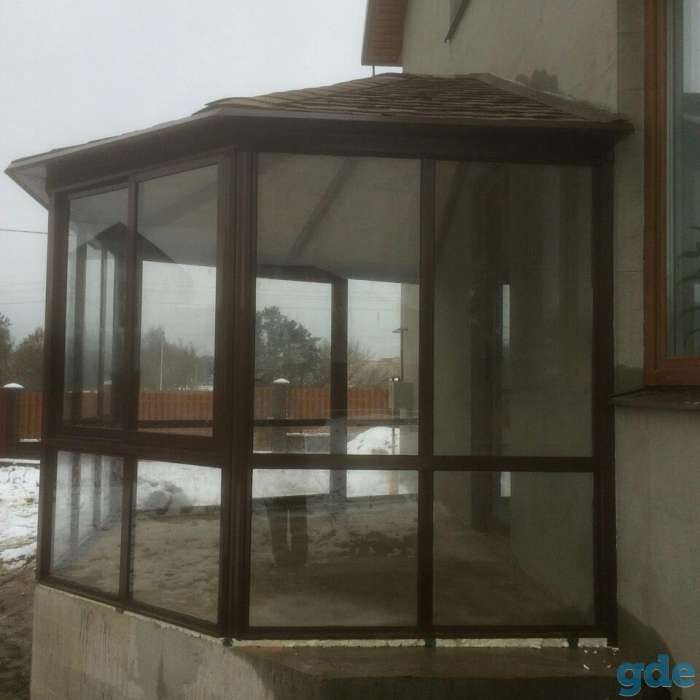 Беседки,остекление террас,веранд,теплицы., фотография 1