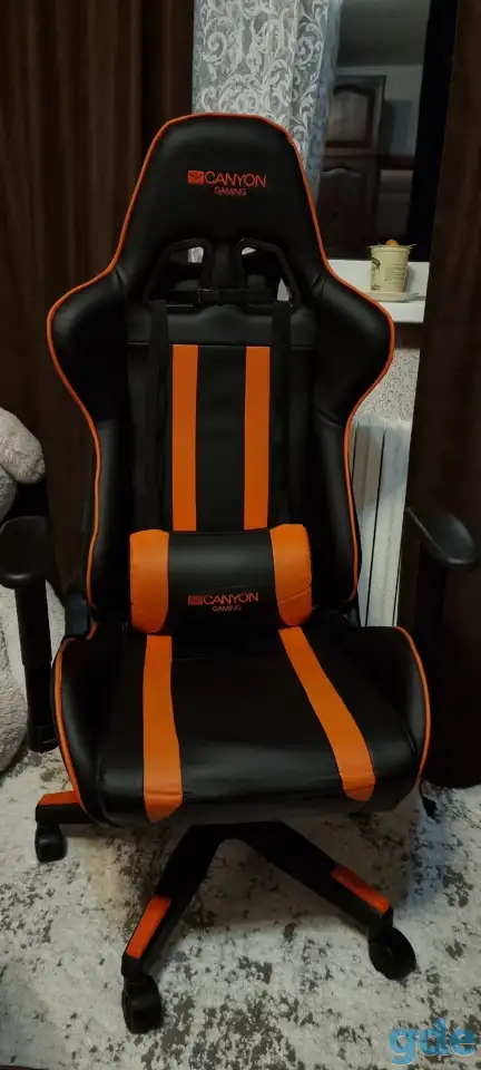 Кресло игровое ''Canyon'' CND-SGCH3 Black/Orange, фотография 2