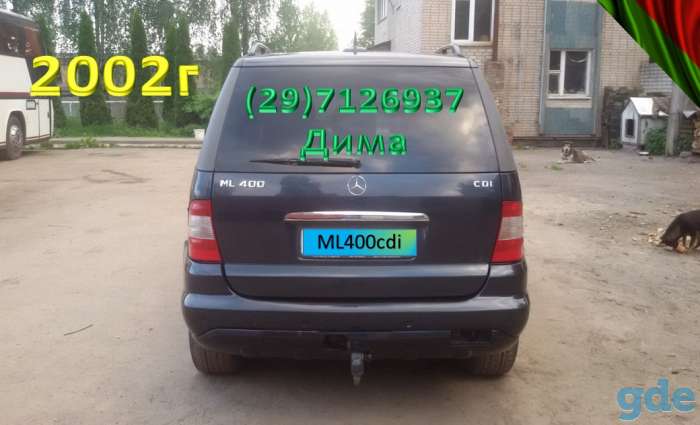 Mercedes ML 400cdi  2002г, фотография 3