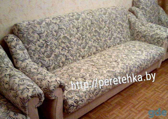 Перетяжка ремонт реставрация обивка мягкой мебели в Гомеле в Минске, фотография 1