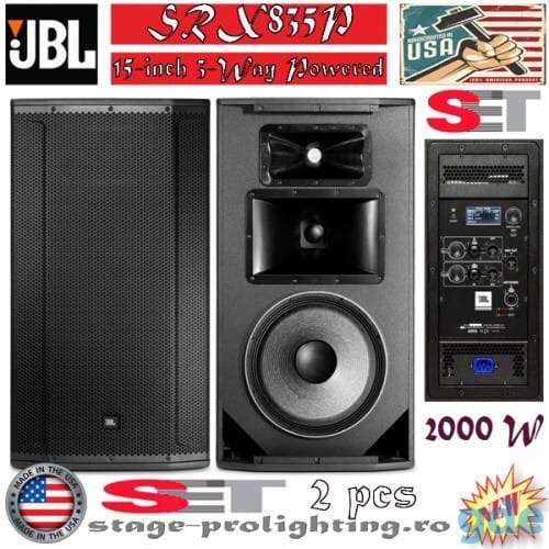 Аренда концертного премиум звука JBL SRX 835p! JBL SRX 835P, JBL SRX 828P Мощность: 6кВт Звуковое давление верх: 137db, фотография 1