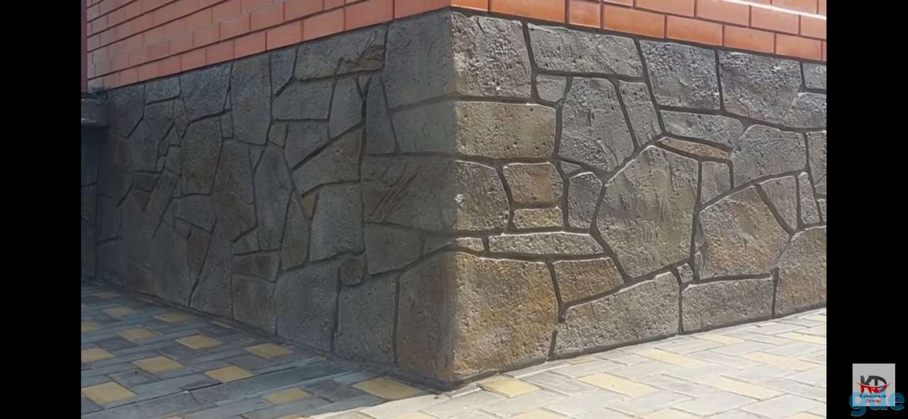 Отделка фасада и фундамента.Декоративка., фотография 11