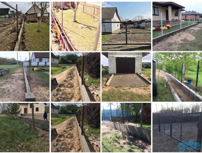 Фундаменты под забор любой сложности, фотография 2