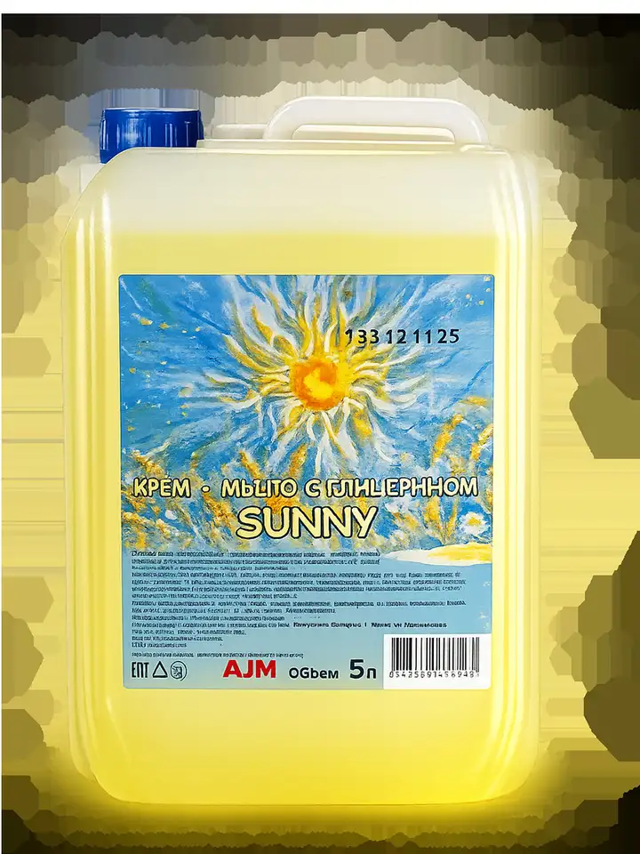 Жидкое мыло sunny 5 л с глицерином, фотография 1