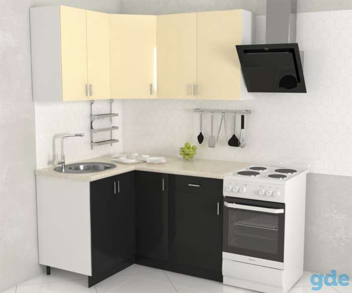 Готовая КУХНЯ ХоумЛайн Кристалл угловая, фотография 7