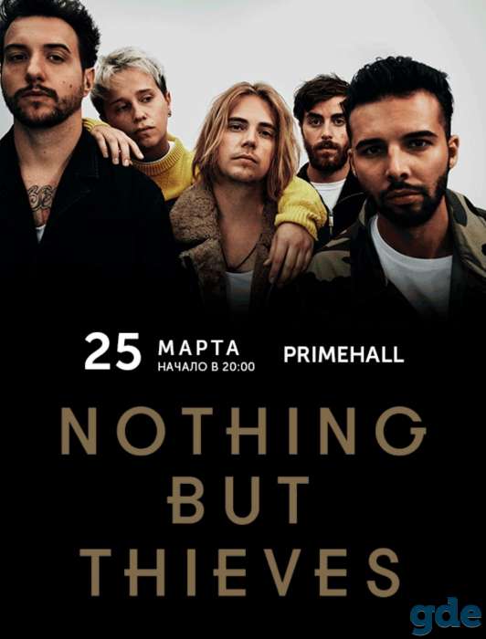 Фирменные билеты на концерт Nothing but thieves, фотография 1