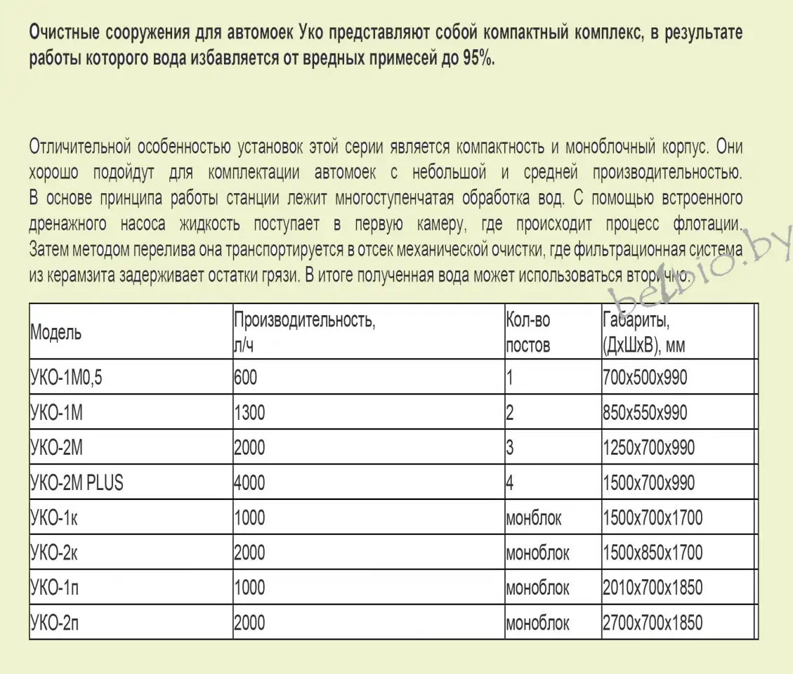 Очистное сооружение для автомоек УКО  1М автомат tsg., фотография 3