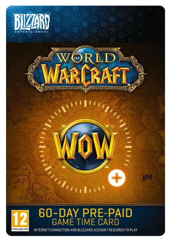 60 ДНЕЙ ТАЙМ КАРТА World of Warcraft, фотография 1