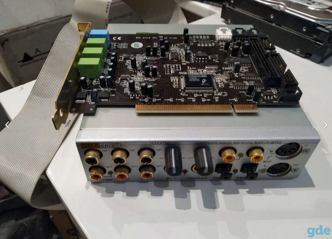 Профессиональная звуковая карта Terratec DMX6 Fire. 24бит/96кГц, фотография 1