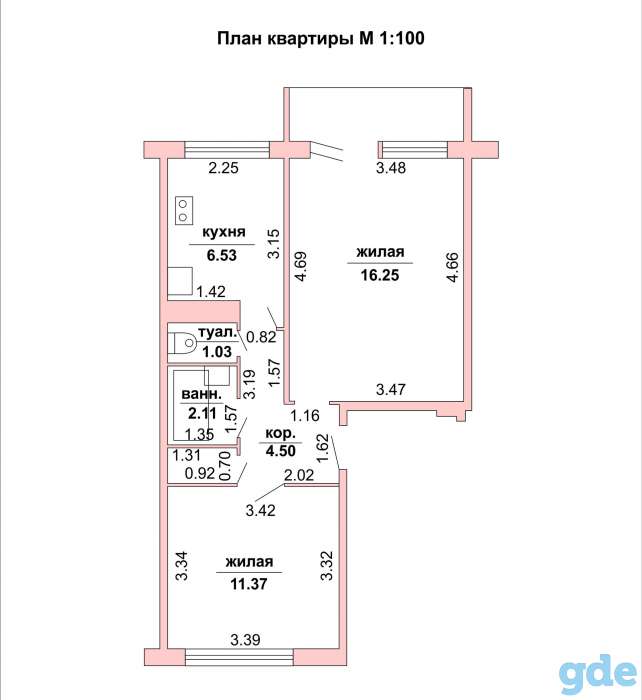 Компактная 2-ух комнатная квартира, Семенова 4, фотография 5