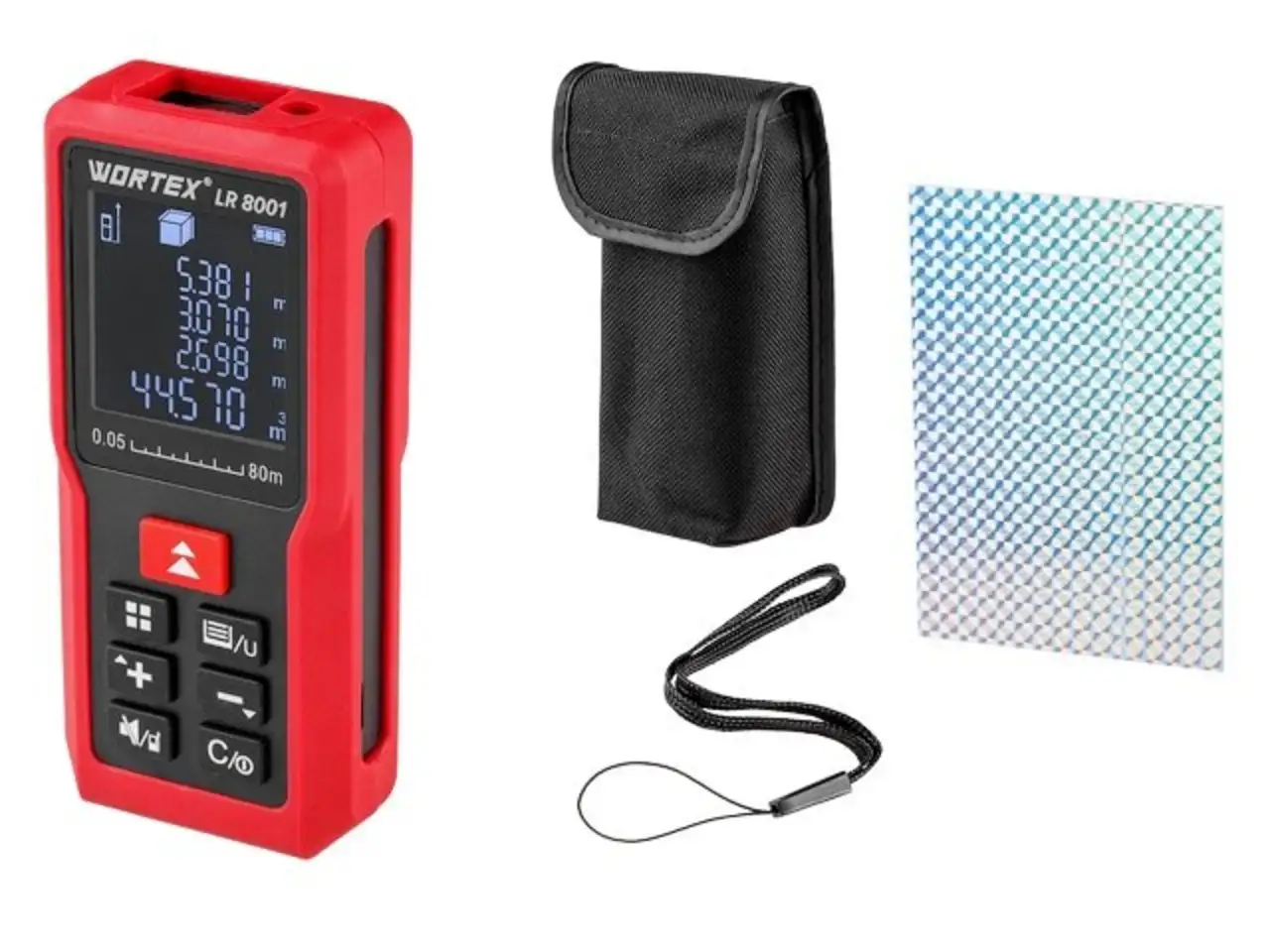 Дальномер лазерный wortex lr 8001 в кор. (0.05 - 80 м,, фотография 1