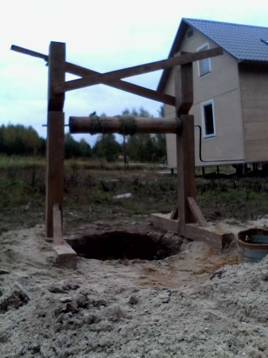 Копка колодцев, септики, чистка колодца, фотография 2
