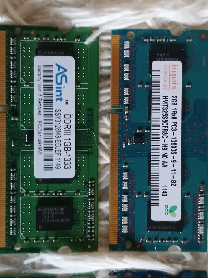 Оперативная память DDR 3 1 Gb PC 3 2 Gb PC 2 1 Gb, фотография 2