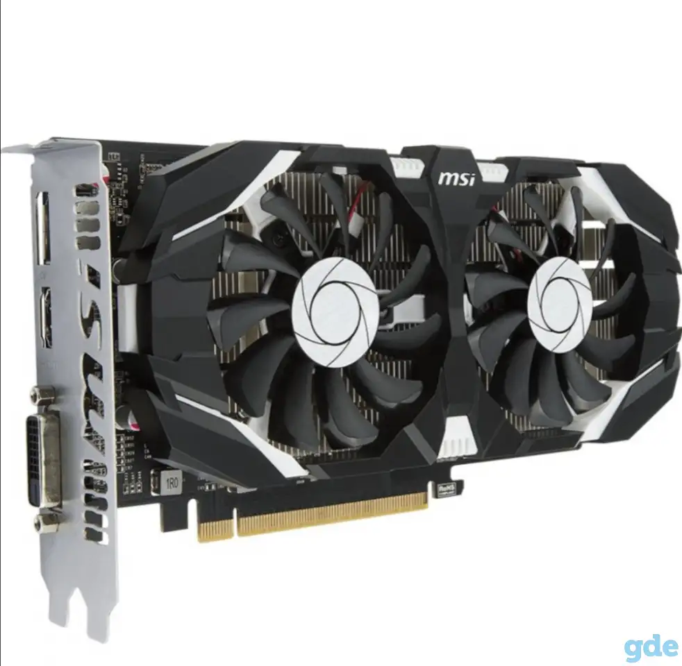 Видеокарта MSI Geforce GTX 1050 Ti OC 4GB GDDR5 Б/У, фотография 2