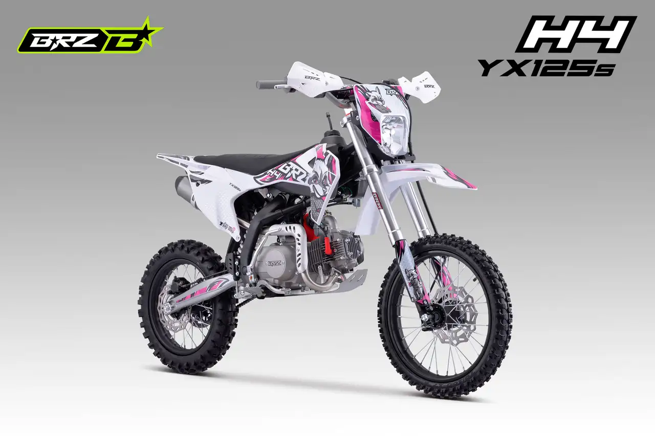 Питбайк brz h4 yx125s 17/14, фотография 1