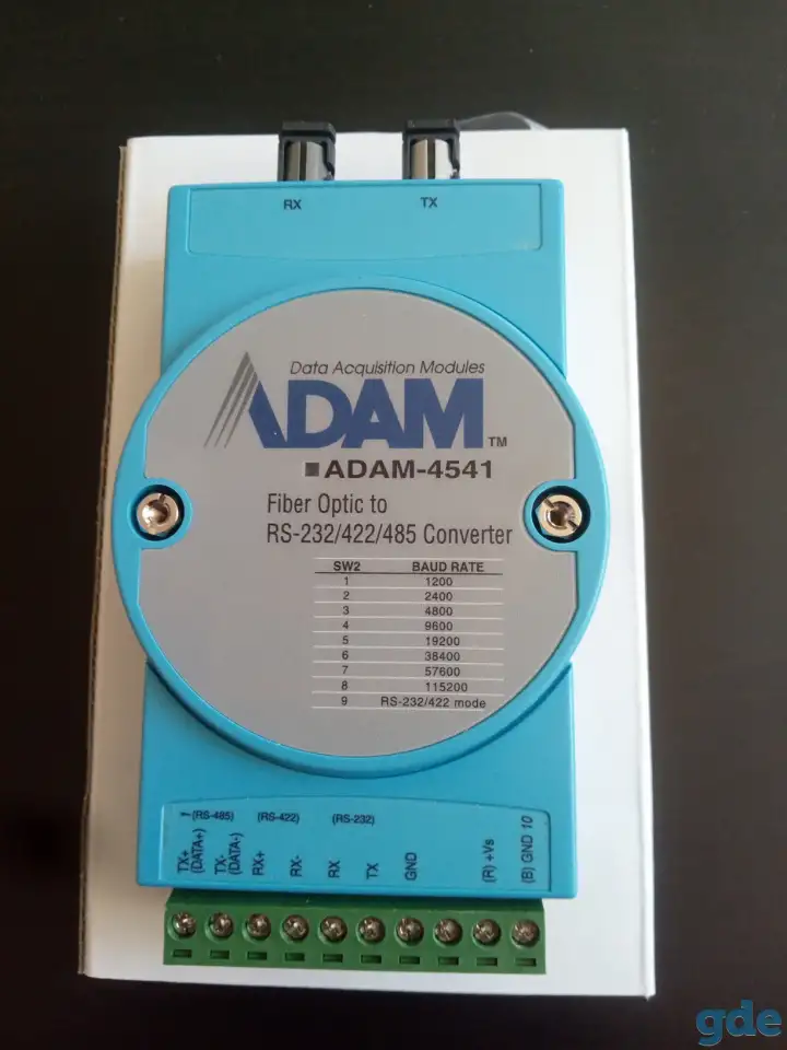 Advantech ADAM 4541 - Модуль сопряжения RS-232/422/485 с многомодовой ВОЛС, фотография 2