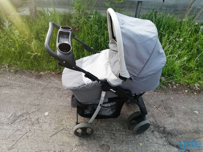 Продам детскую модульную 3 в 1 коляску, фотография 1