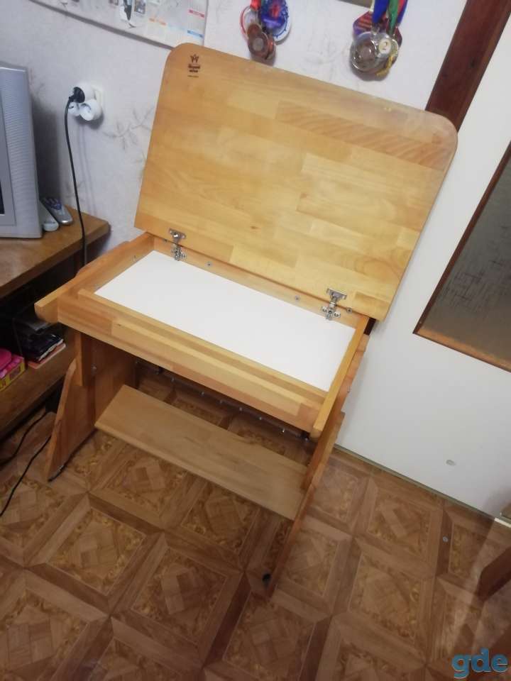 Парта деревянная. Экологически чистый продукт, фотография 2
