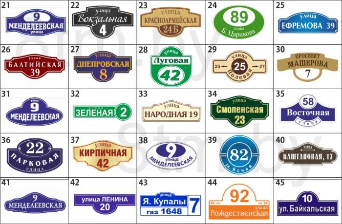Таблички адресные,кабинетные., фотография 2