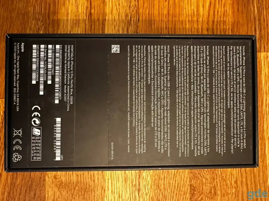Apple iPhone 12 Pro 256GB (тихоокеанский синий), фотография 3