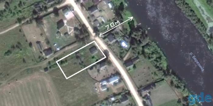 участок 25 сот с домом в а/г Красное 134 км от Минска, фотография 1