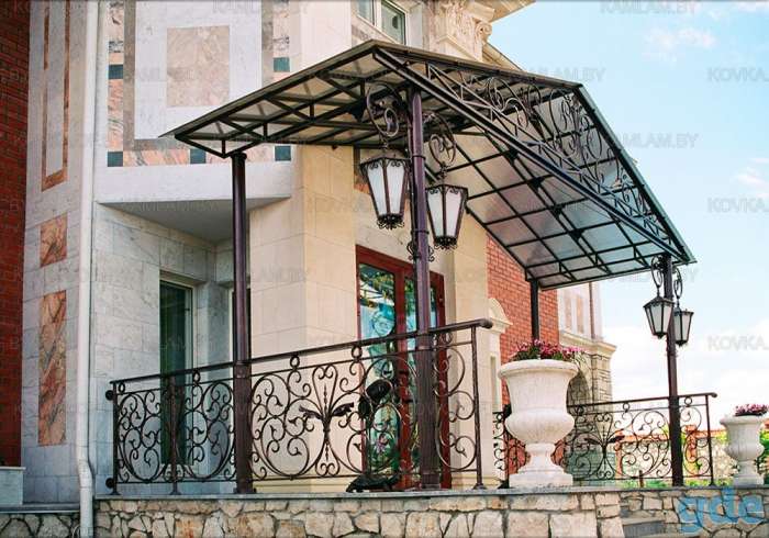 Металлические козырьки, фотография 3