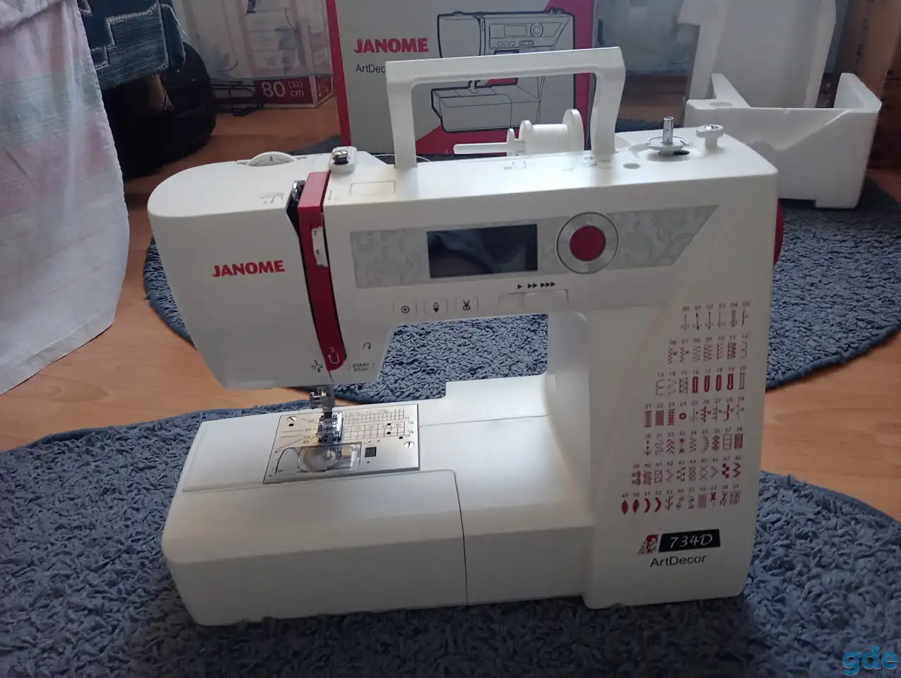 Продам компьютерную швейную машину Janome Art Decor  734d, фотография 1