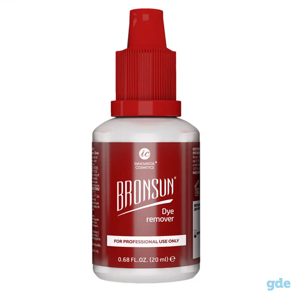 Ремувер для удаления краски с кожи BRONSUN Dye remover, 20мл, фотография 1