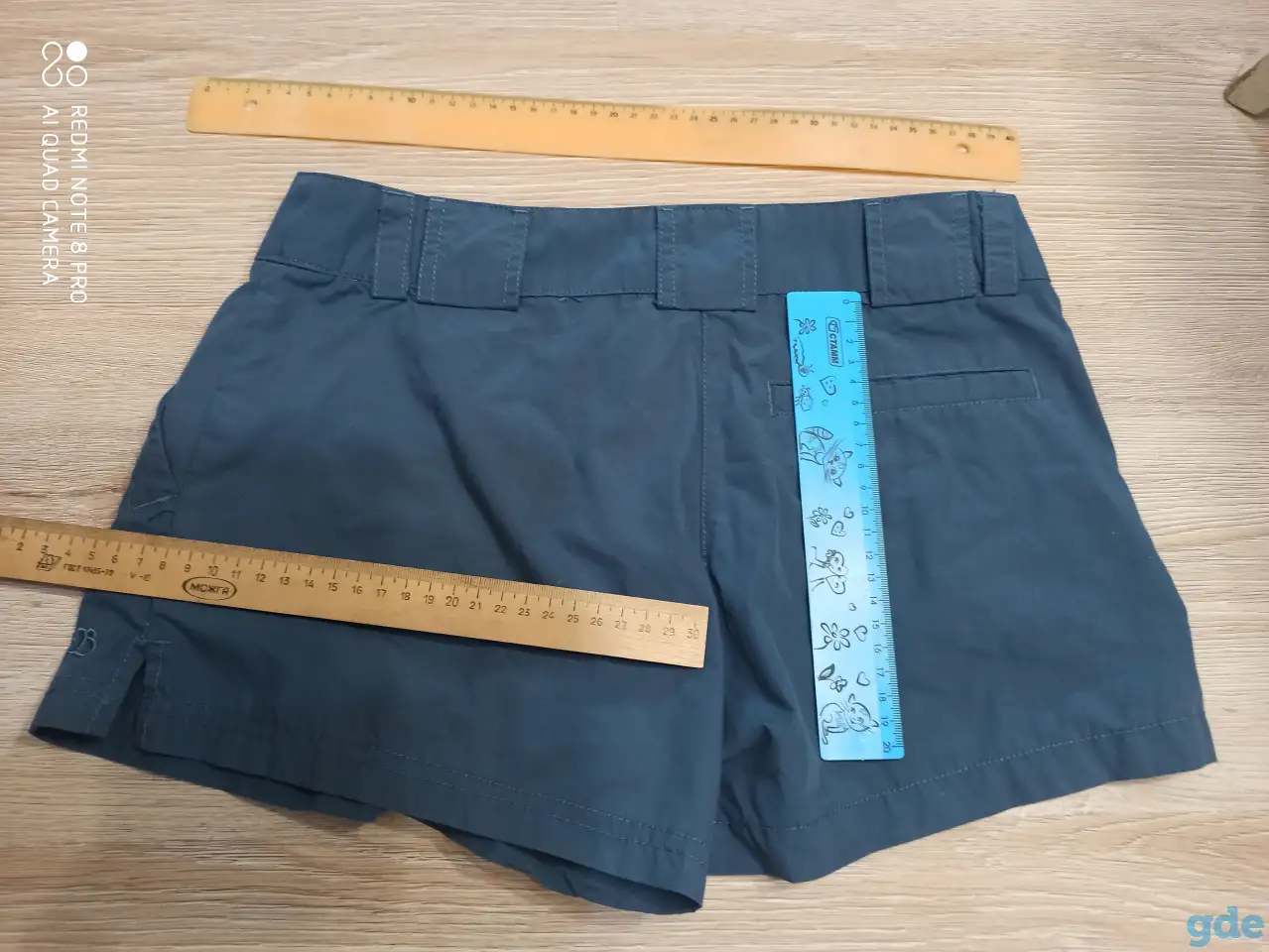 Шорты Butik унисекс размер Size:34 (44-46/1-3) синего цвета., фотография 4