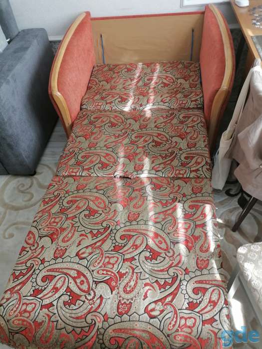 Продам диван кресло-кровать б/у, фотография 1