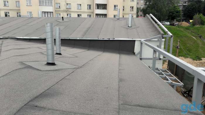 Бригада кровельщиков. Рулонная наплавляемая кровля., фотография 12