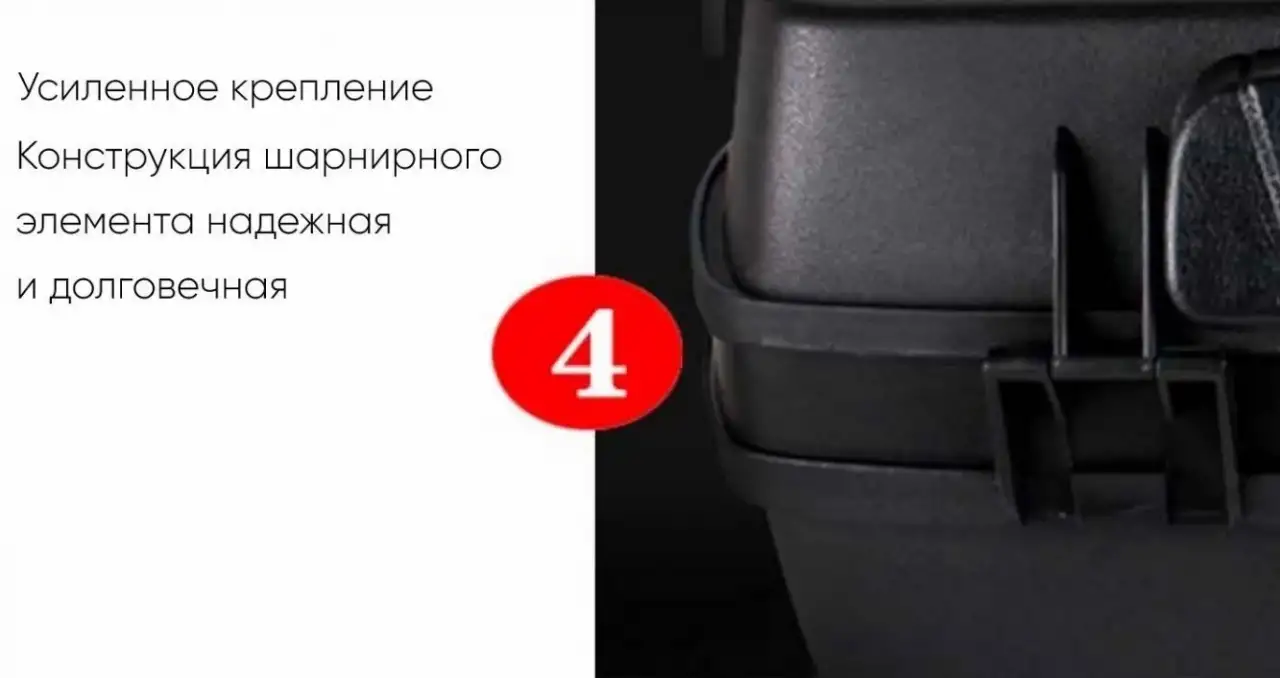 Багажник-кофр для мотоцикла AVM 698, фотография 5
