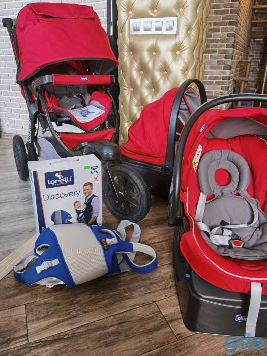 Коляска Chicco 3 в1, фотография 5